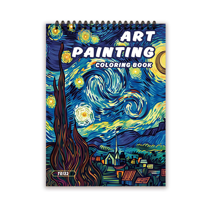 Spiral Colouring Book Adults Thick Paper with Bleed-Resistant Pages