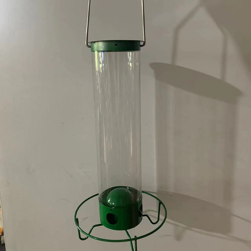 Squirrel Proof Bird Feeder Metal | 4-Port Rotating Perch with Large Seed Reservoir | Weather-Resistant Hanging Design