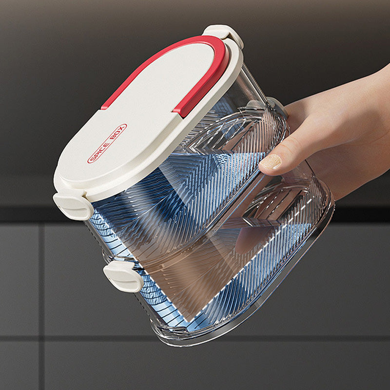 Stackable Spice Rack Airtight Multi-Layer Food-Safe with Sealed Lids