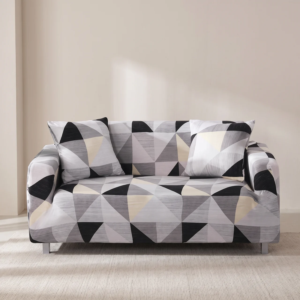 Stretch Sofa Cover | Grip Bars For A Smooth Tucked Fit