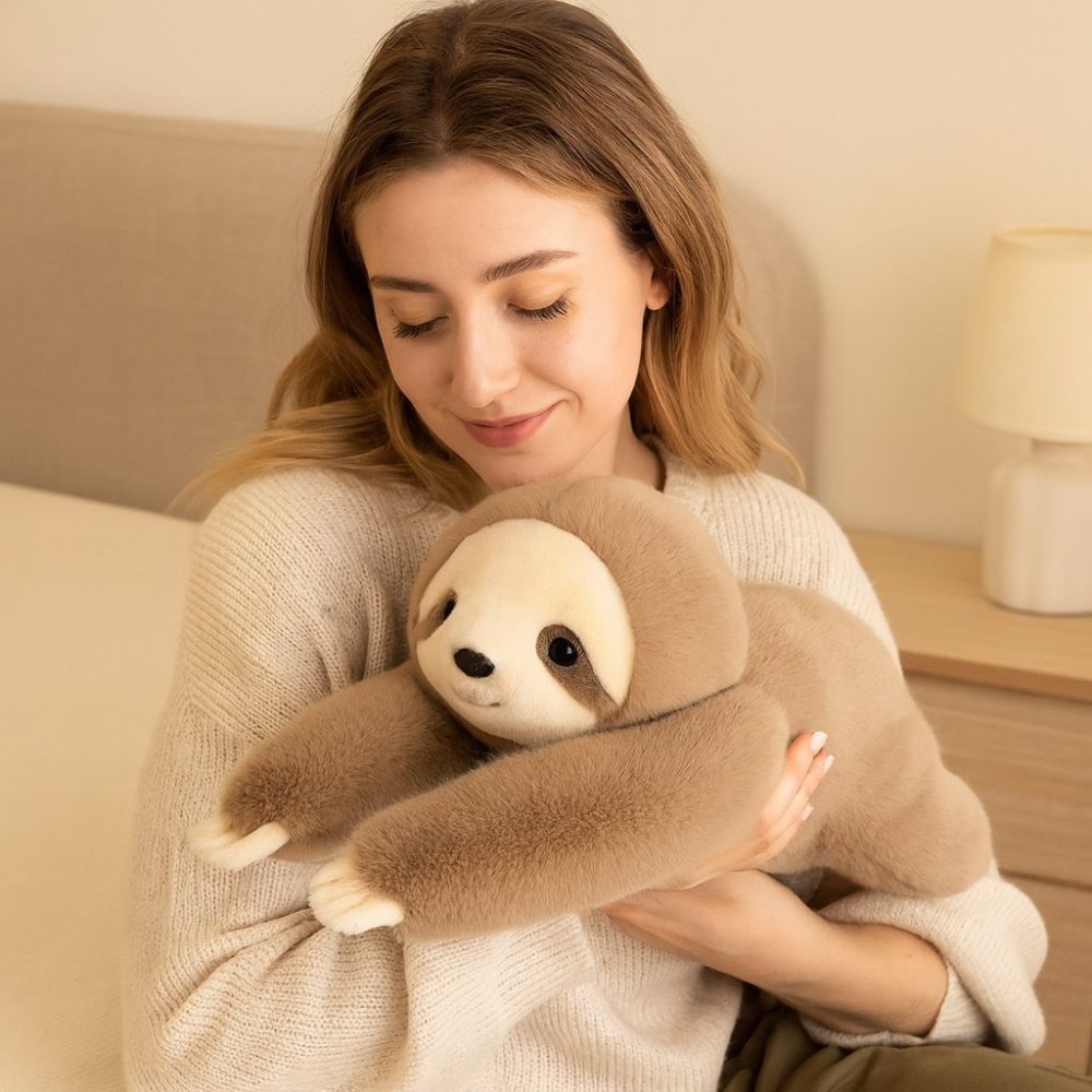 Stuffed Animal for Stress Relief | 45cm Plush Sloth