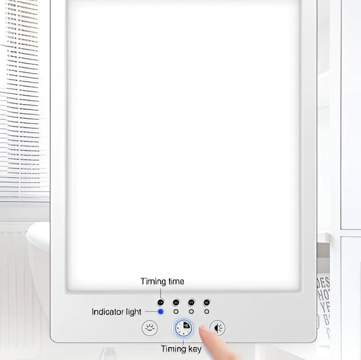 Sunlight Therapy Lamp 56 LED Dimmable Sleep Timer USB