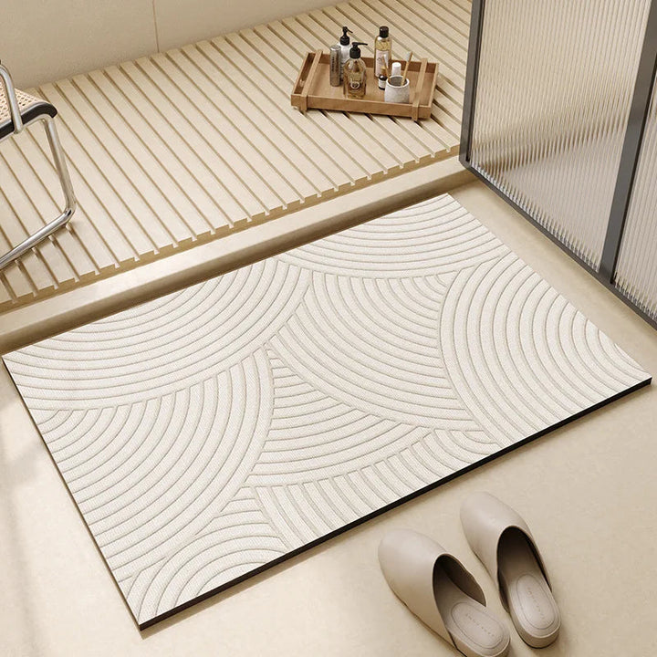 Super Absorbent Bath Mat | Woven Face, Low Flat Profile