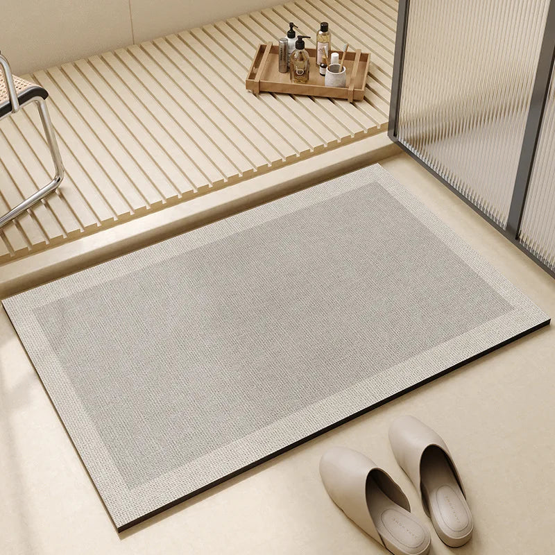 Super Absorbent Bath Mat | Woven Face, Low Flat Profile
