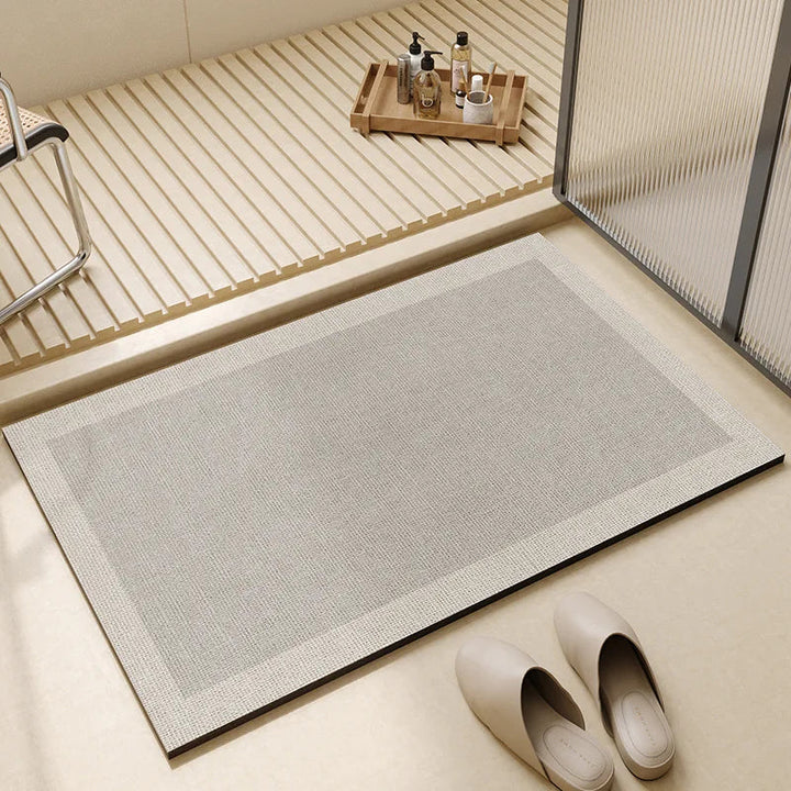 Super Absorbent Bath Mat | Woven Face, Low Flat Profile