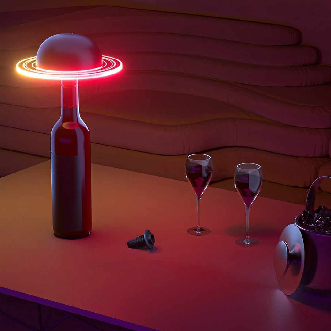 Table Lamp LED | Planet Ring Design, Dimmable Glow