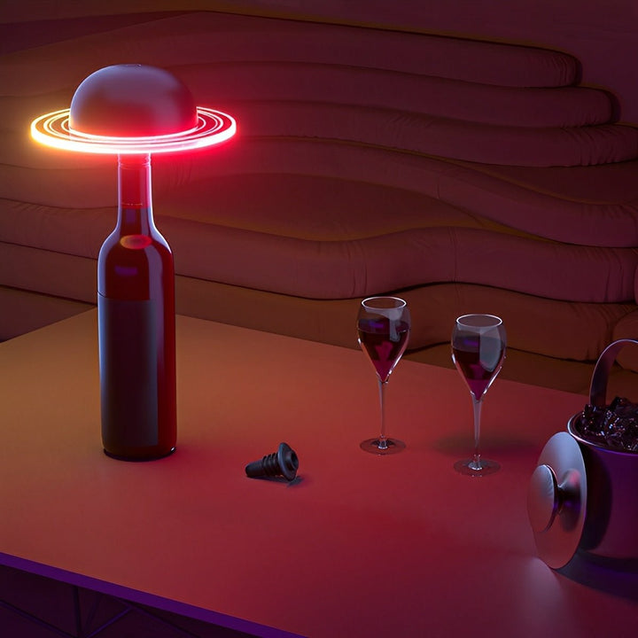 Table Lamp LED | Planet Ring Design, Dimmable Glow
