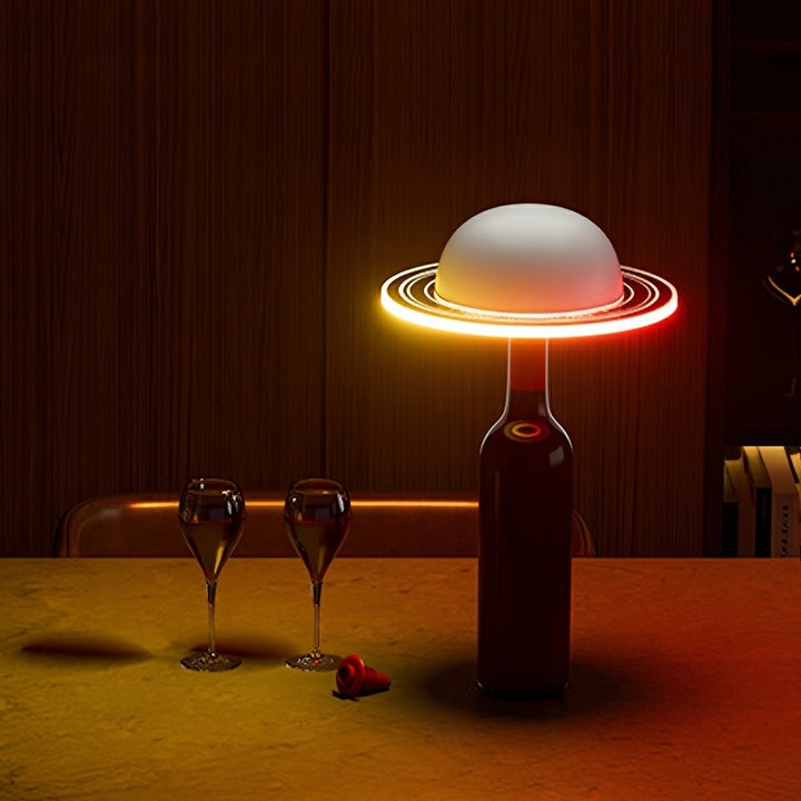 Table Lamp LED | Planet Ring Design, Dimmable Glow