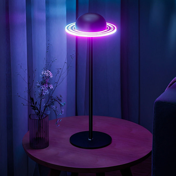 Table Lamp LED | Planet Ring Design, Dimmable Glow