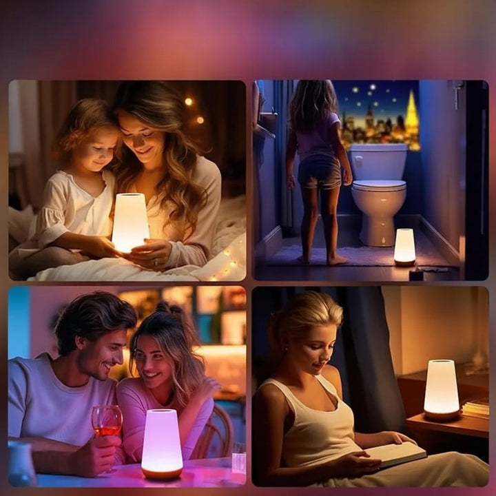 Table Lamp | Touch Control Cordless Bedside Light with Colour Modes and Timer