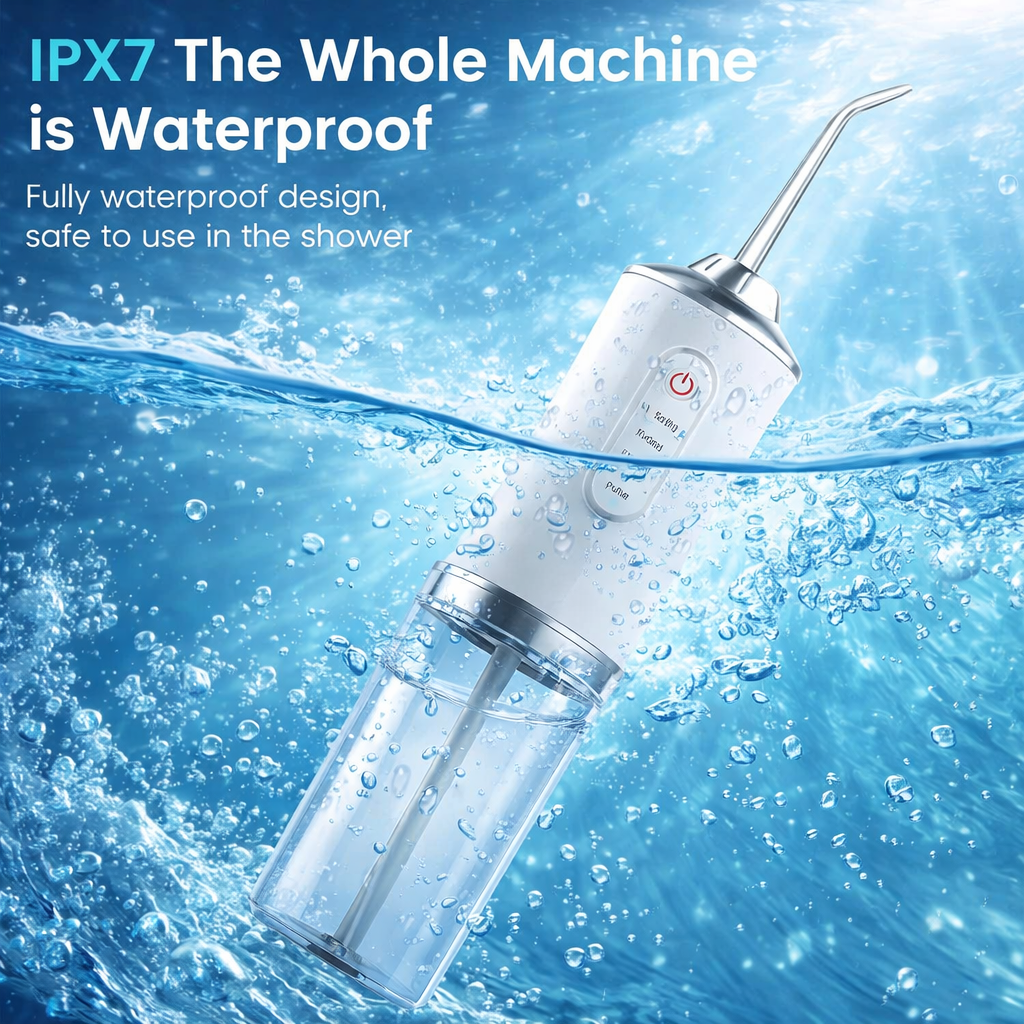 Tap Water Flosser | Adjustable Pressure Settings for Gentle to Intense Clean | Removes Plaque Between Teeth for a Fresher Smile