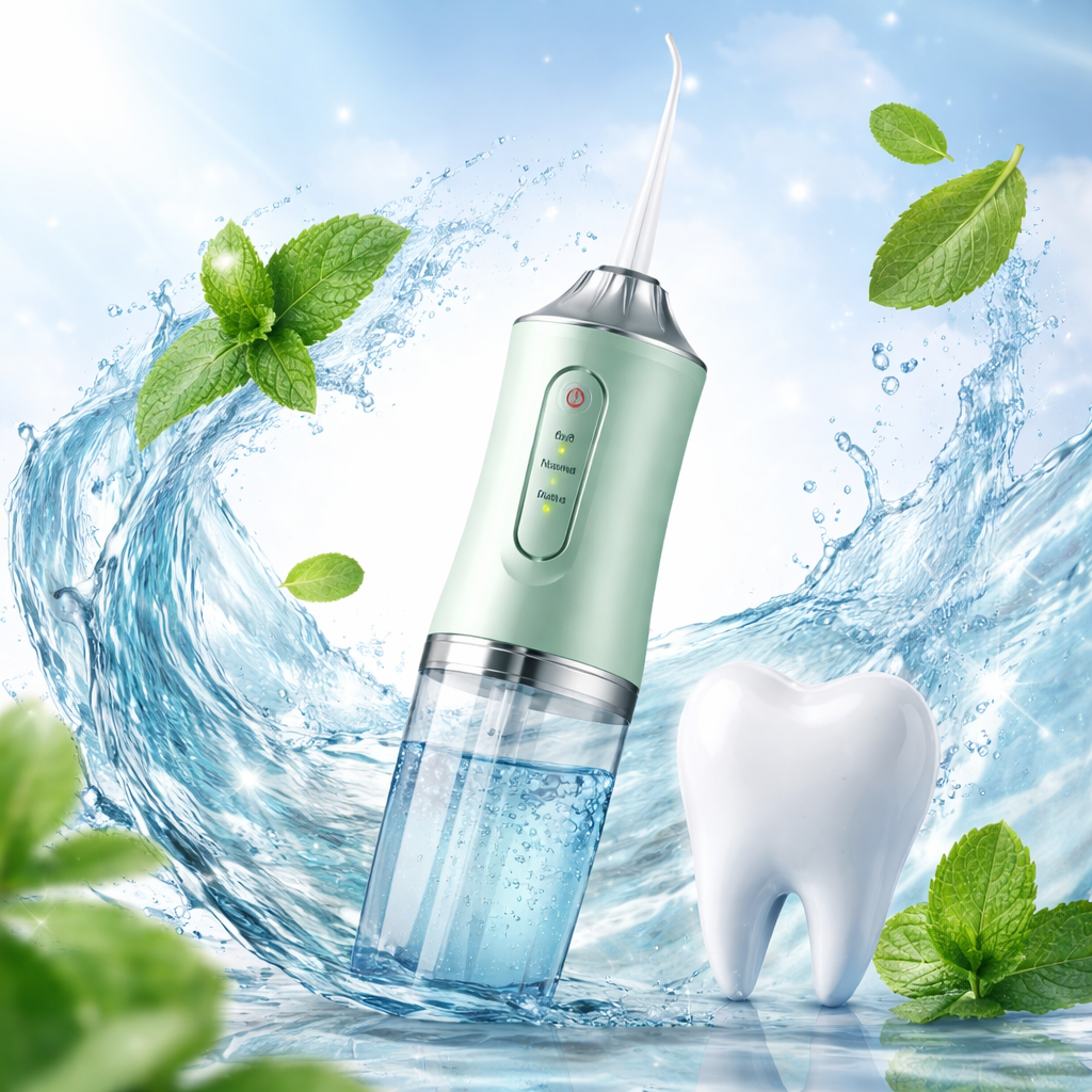 Tap Water Flosser | Adjustable Pressure Settings for Gentle to Intense Clean | Removes Plaque Between Teeth for a Fresher Smile
