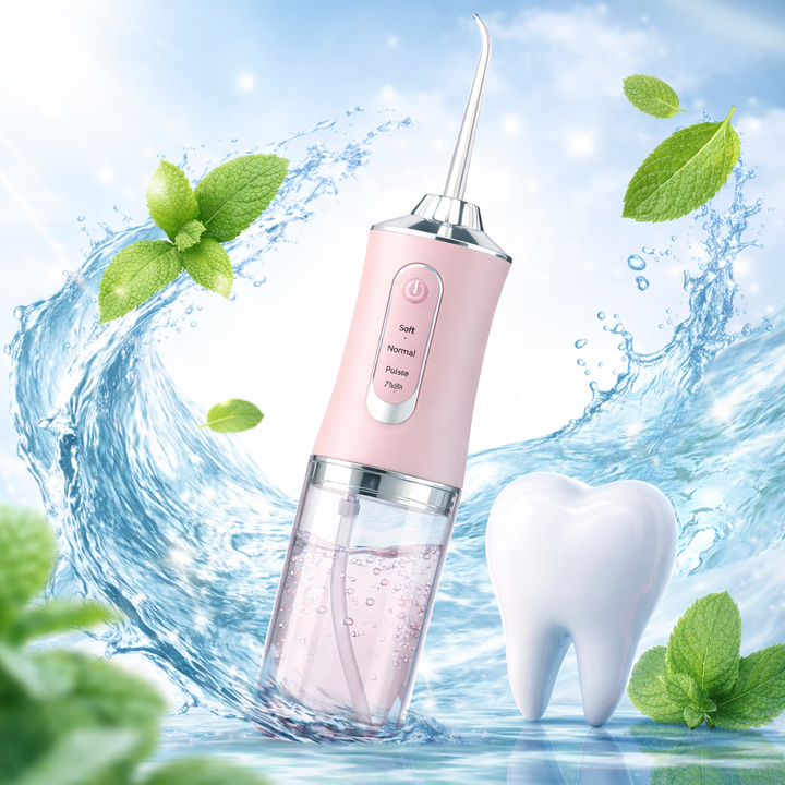 Tap Water Flosser | Adjustable Pressure Settings for Gentle to Intense Clean | Removes Plaque Between Teeth for a Fresher Smile
