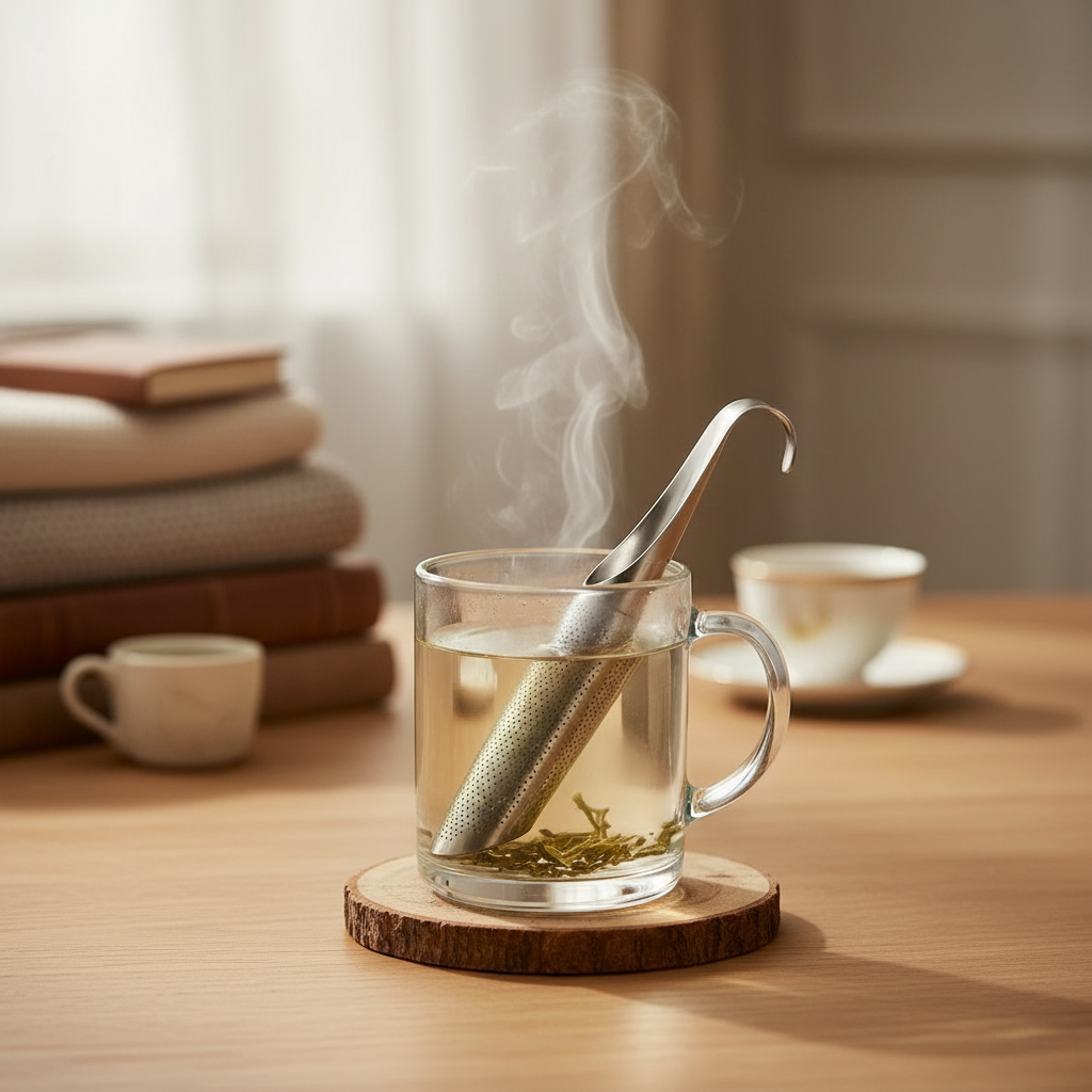 Stainless Steel Tea Infuser | Fine Mesh Loose Leaf Strainer | Reusable, Dishwasher-Safe Tea Steeper for Cups and Teapots 1