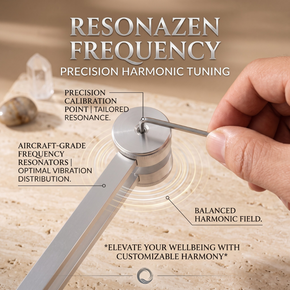 Therapeutic Sound Set | Four Weighted Forks With Mallet And Puck