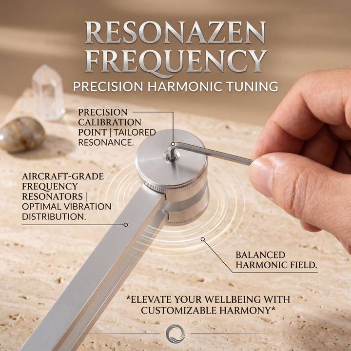 Therapeutic Sound Set | Four Weighted Forks With Mallet And Puck