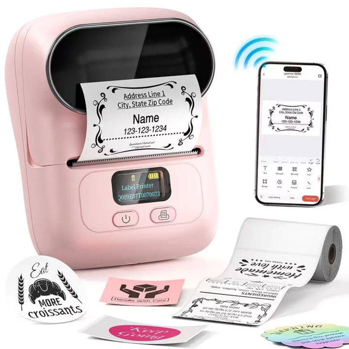 Thermal Label Printer | Clear Lid Roll Bay, Small Screen