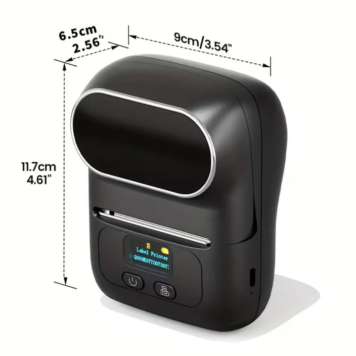Thermal Label Printer | Clear Lid Roll Bay, Small Screen