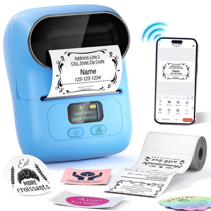 Thermal Label Printer | Clear Lid Roll Bay, Small Screen