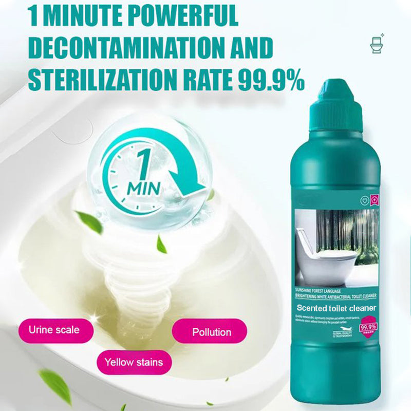 Toilet Cleaner Gel Thick Formula Forest Scent with Angled Dosing Nozzle