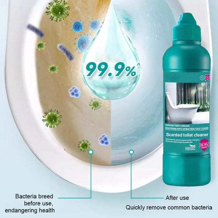 Toilet Cleaner Gel Thick Formula Forest Scent with Angled Dosing Nozzle