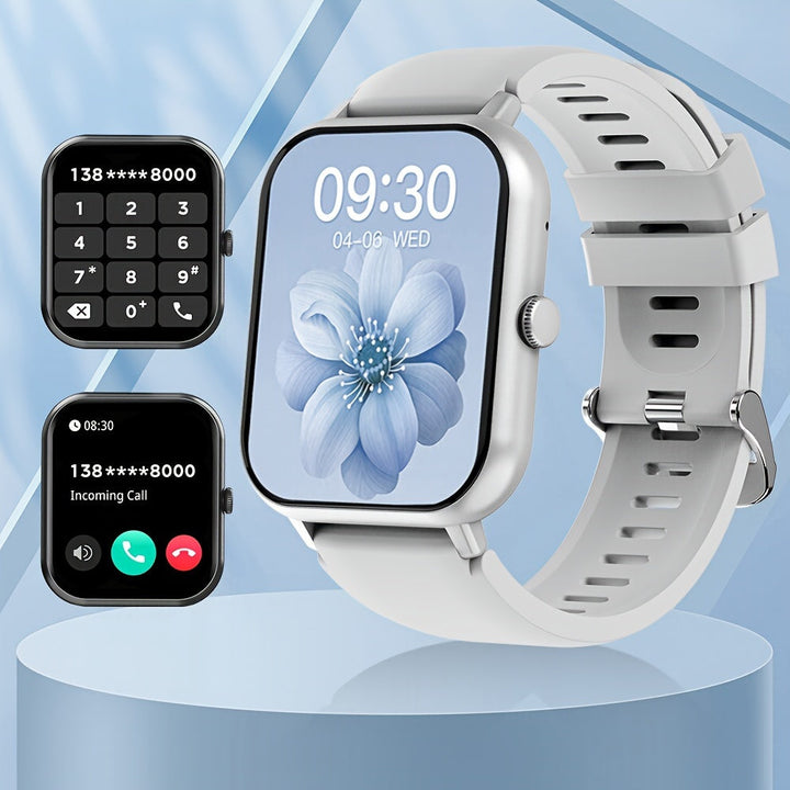 Touchscreen Smartwatch | Fitness Tracker, Sports Modes &amp; Call Function | IP68 Water Resistant, Android &amp; iPhone Compatible