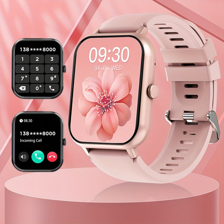 Touchscreen Smartwatch | Fitness Tracker, Sports Modes &amp; Call Function | IP68 Water Resistant, Android &amp; iPhone Compatible
