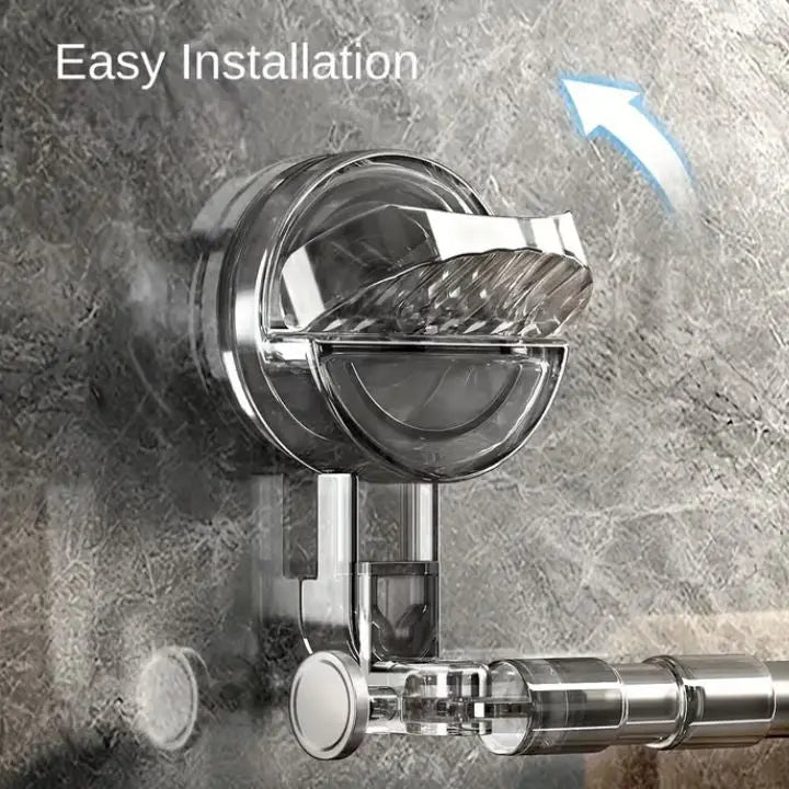 Towel Holder with Suction Cup | Adjustable Stainless Steel Rail