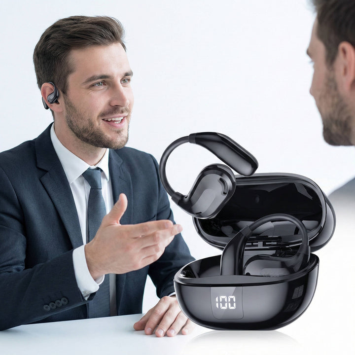 Translator Earphones Bluetooth 135 Language with 90-Hour Charging Case