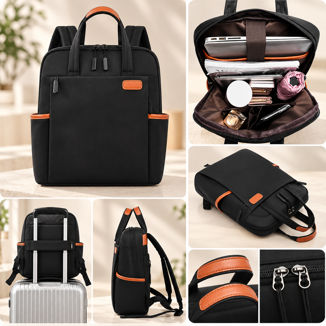 Travel Backpack Anti-Theft Water-Resistant Oxford with Hidden Zip Pocket