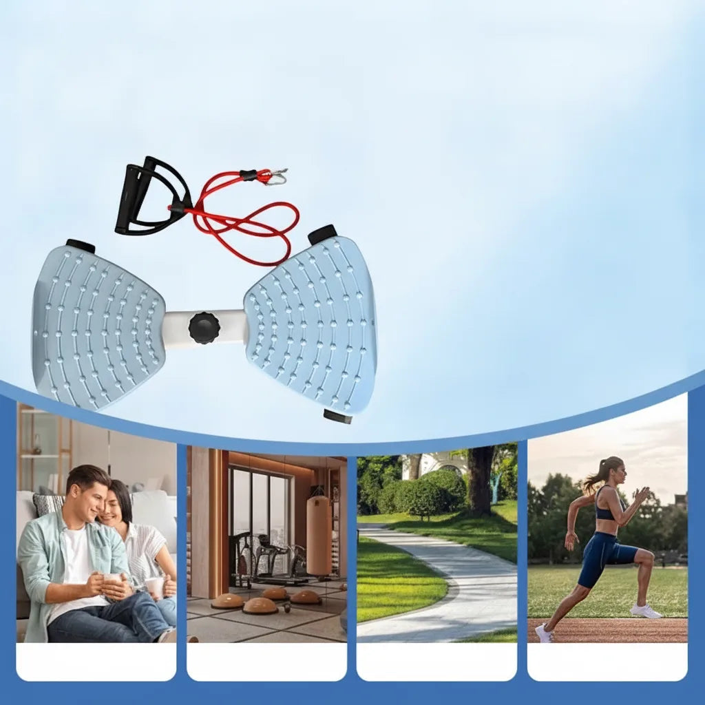 Twister Training Device | Twist Board with Resistance Cords for Home Workouts