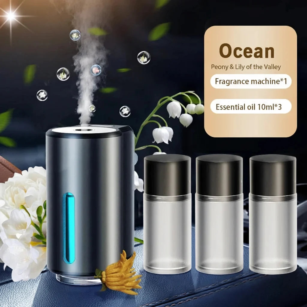 USB Powered Car Vent Clip Aromatherapy Diffuser Quiet