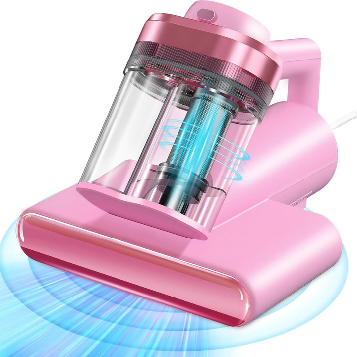 UV Mattress Vacuum Cleaner | HEPA Filter, UVC Light and Anion Technology | Dual-Chamber Dust and Hair Separation