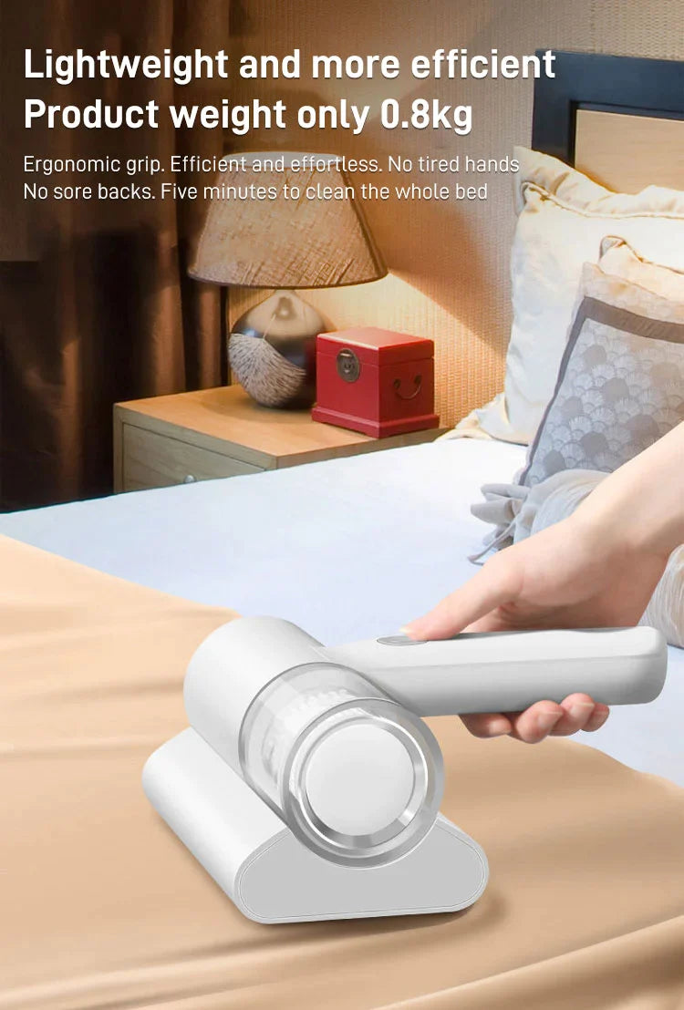 UV Mite Removal Vacuum Cleaner | HEPA Filter, Double Pulsation | Deep Cleans Mattress, Pillows &amp; Carpet