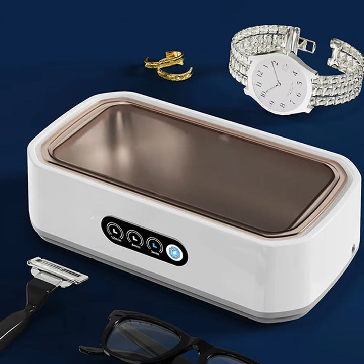 Ultrasonic Cleaner | 49KHz | 650ml Tank | 40W | Jewelry, Glasses, Watches &amp; Dentures
