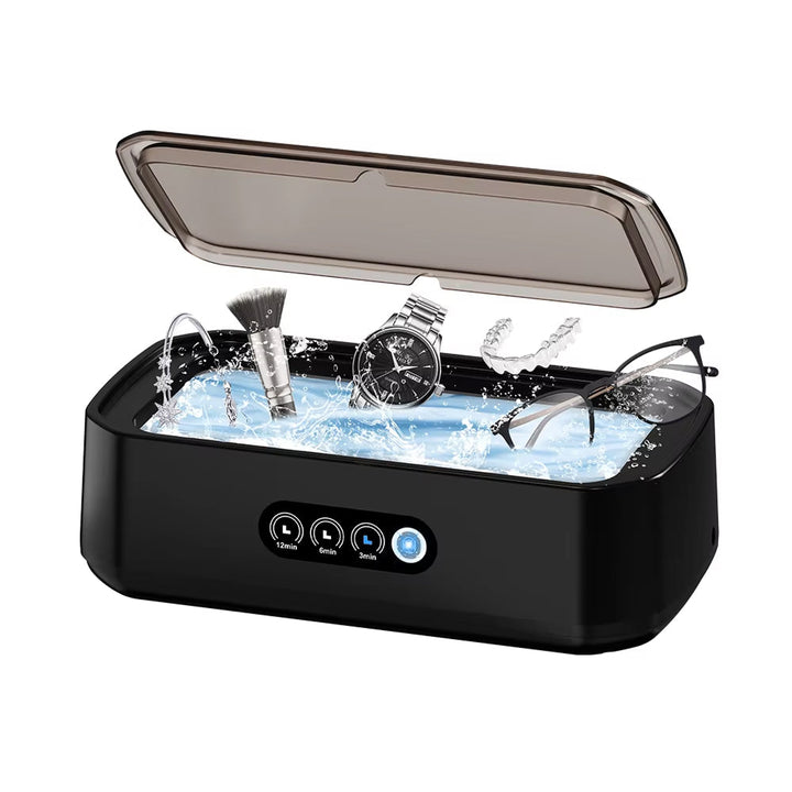 Ultrasonic Cleaner | 49KHz | 650ml Tank | 40W | Jewelry, Glasses, Watches &amp; Dentures