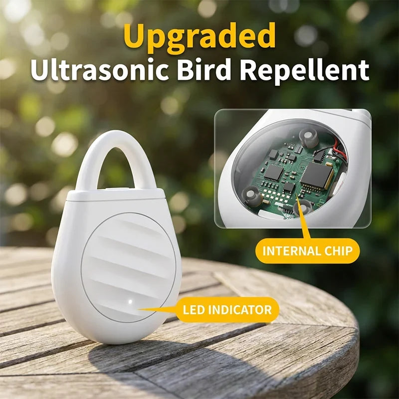Ultrasonic Pest Control Device Portable Rechargeable USB-C with 3 Modes