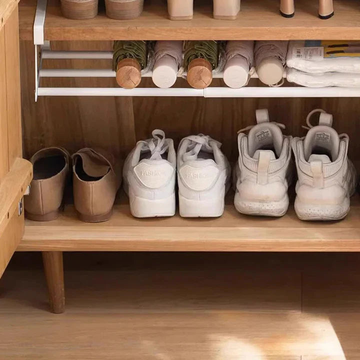 Under-Shelf Storage Rack | No Drilling, No Tools, Doubles Shelf Space