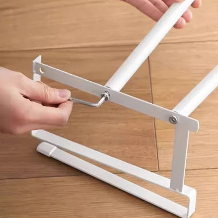 Under-Shelf Storage Rack | No Drilling, No Tools, Doubles Shelf Space