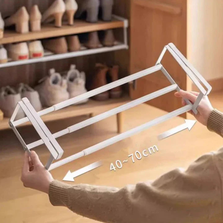 Under-Shelf Storage Rack | No Drilling, No Tools, Doubles Shelf Space