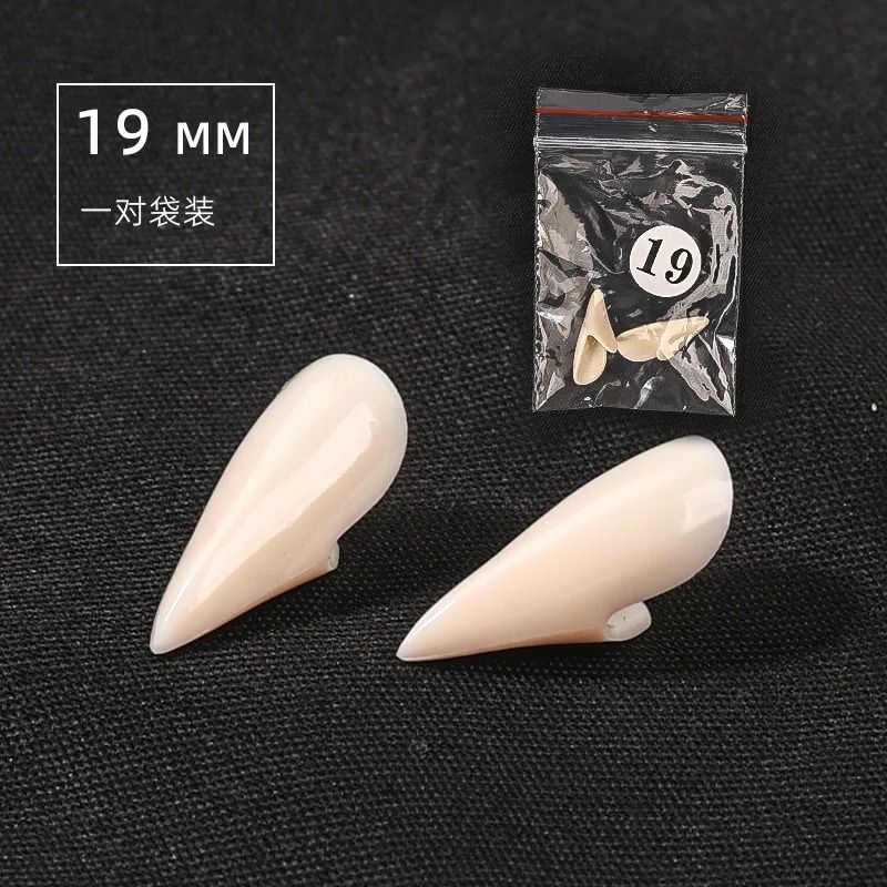Vampire Fangs Halloween Costume Teeth | 5 Reusable Resin Pairs with Adhesive | Fits Multiple Characters &amp; Group Use