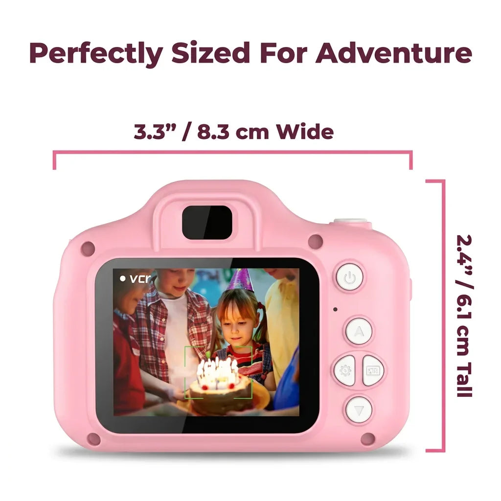 Vintage-Style Digital Camera | Grainy Film-Effect Photos | Reusable Pocket-Sized Alternative to Disposable Cameras