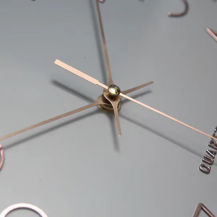 Wall Clock Silent Movement | Raised Numerals, Deep Rim