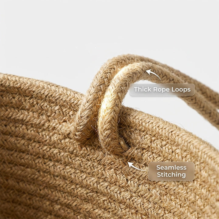 Wall Hanging Storage Organizer Handwoven Spaced Tiers with 3-Tier Design