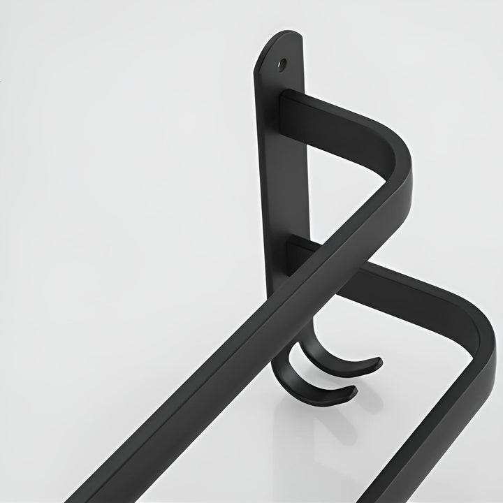Wall-Mounted Aluminium Towel Rack | 2 or 3 Bar Options | Rust-Resistant | Space-Saving Design