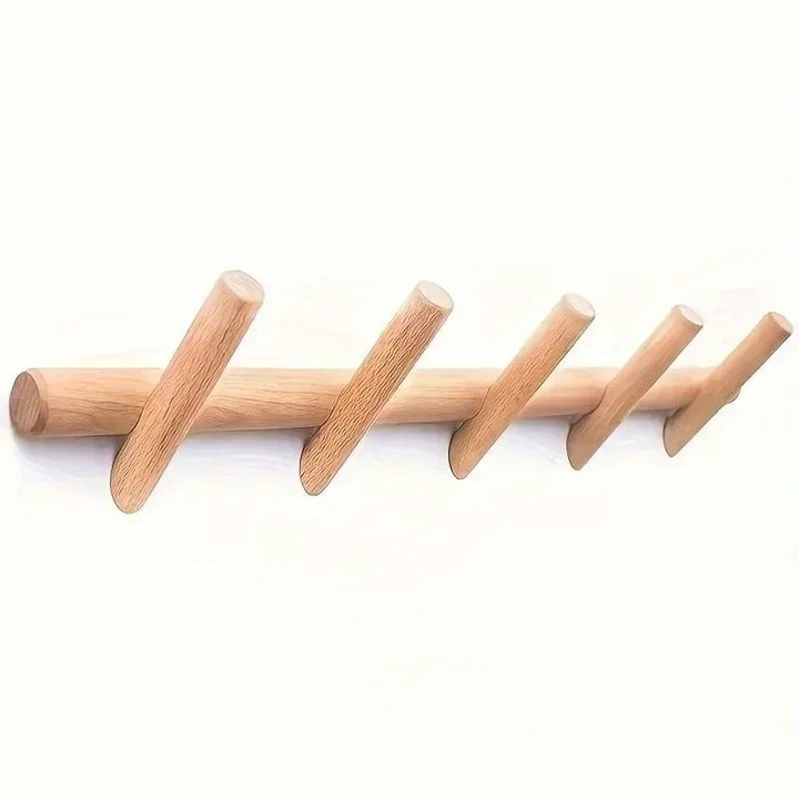 Wall Rack Organiser | Angled Pegs, Graduated Lengths