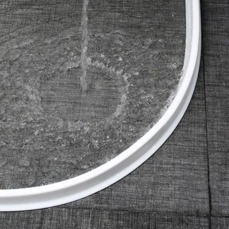 Water Barrier Strip Silicone 150-400 cm | White, Black or Grey | Self-Adhesive, Waterproof, Tool-Free Installation