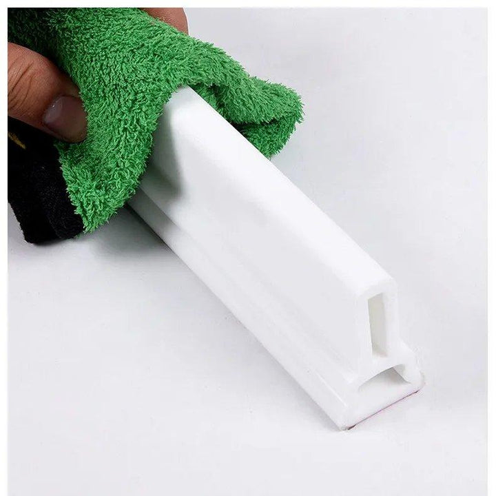 Water Barrier Strip Silicone 150-400 cm | White, Black or Grey | Self-Adhesive, Waterproof, Tool-Free Installation
