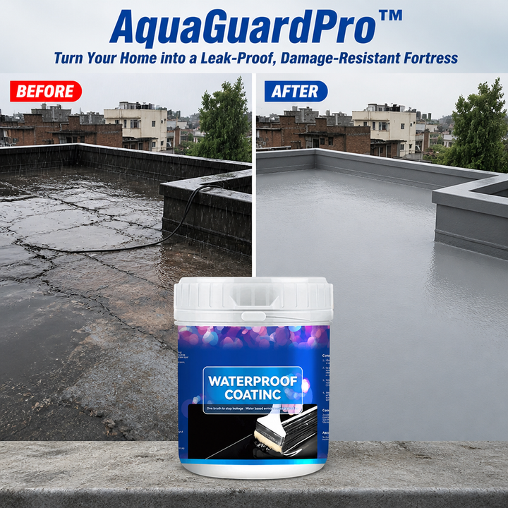 Waterproof Coating for Walls, Roofs and Facades | 600 g Covers Up to 59 Sq Ft | UV-Resistant Weatherproof Seal