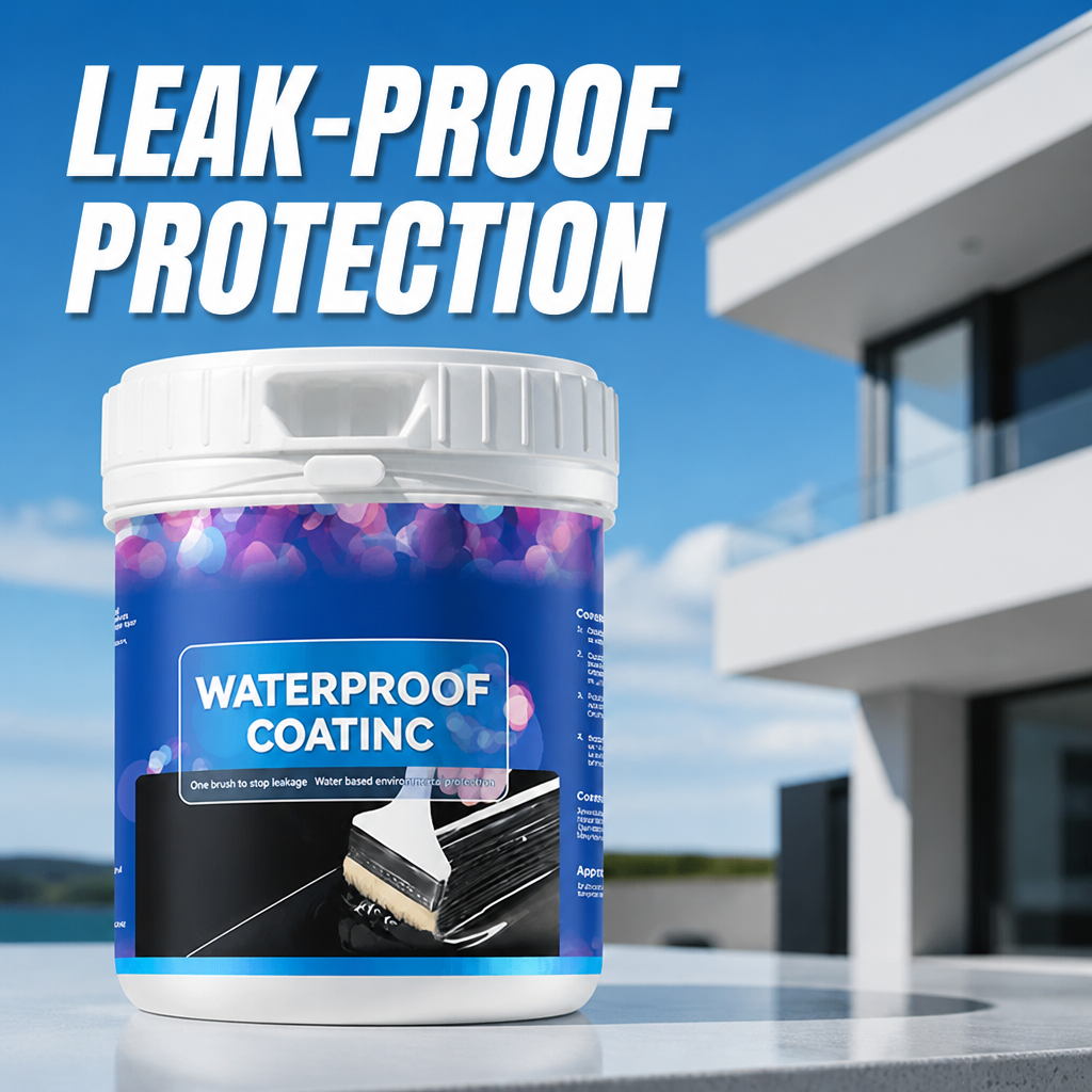 Waterproof Coating for Walls, Roofs and Facades | 600 g Covers Up to 59 Sq Ft | UV-Resistant Weatherproof Seal